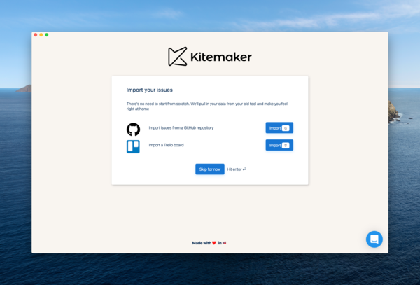 New and improved onboarding